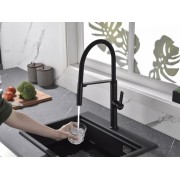 Смеситель Paulmark Barrel Ba214029-GM, вороненая сталь