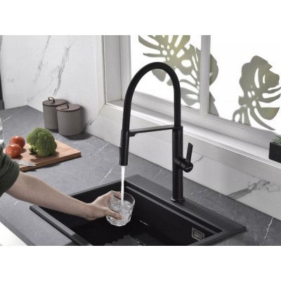 Смеситель Paulmark Barrel Ba214029-GM, вороненая сталь Смеситель Paulmark Barrel Ba214029-GM, вороненая сталь