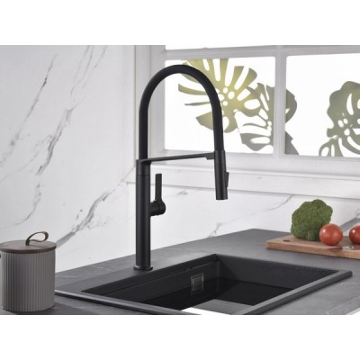 Смеситель Paulmark Barrel Ba214029-GM, вороненая сталь Смеситель Paulmark Barrel Ba214029-GM, вороненая сталь