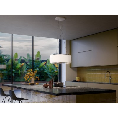 Вытяжка Falmec SOFFIO IS.58 White Satin Glass Вытяжка Falmec SOFFIO IS.58 White Satin Glass