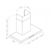 Вытяжка Pando P-825/120 INOX V.1250 ECO