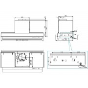 Вытяжка Falmec VIRGOLA NO-DROP TOUCH 90 BLACK