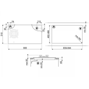 Варочная панель SMEG PM6954R комбинированная