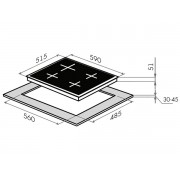 Варочная панель MAUNFELD EGHG.64.2CB/G газовая