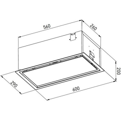 Вытяжка MEFERI SMARTBOX60WH GLASS COMFORT Вытяжка MEFERI SMARTBOX60WH GLASS COMFORT