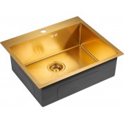 Мойка Paulmark Brim PM215951-BG, брашированное золото