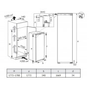 Морозильная камера Kuppersberg SFB 1781 встраиваемая