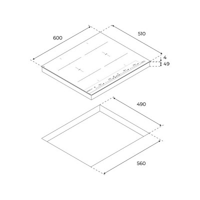 Варочная панель Teka IBF 64-G1 MSP MATT BLACK (112510038) индукционная Варочная панель Teka IBF 64-G1 MSP MATT BLACK (112510038) индукционная
