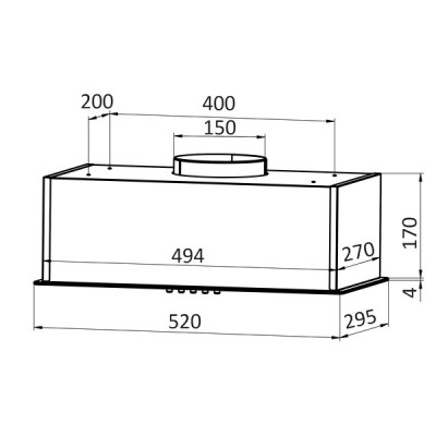Вытяжка EXITEQ EX-1246 black Вытяжка EXITEQ EX-1246 black