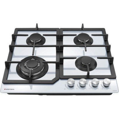 Варочная панель MEFERI MGH604WH GLASS COMFORT газовая Варочная панель MEFERI MGH604WH GLASS COMFORT газовая