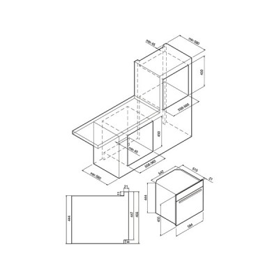 Компактный духовой шкаф с СВЧ и грилем GRAUDE BWGK 45.0 S Компактный духовой шкаф с СВЧ и грилем GRAUDE BWGK 45.0 S