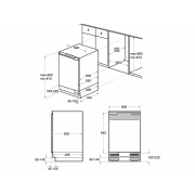 Холодильная камера MAUNFELD MBL88SWGR Inverter встраиваемая