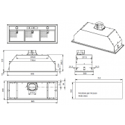 Вытяжка Falmec BUILT-IN 70