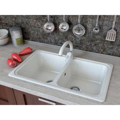 Мойка Gamma Stone GS-12 светло-серый 310 Мойка Gamma Stone GS-12 светло-серый 310