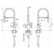 Смеситель Paulmark Gravity Gr213888-LG, светлое золото
