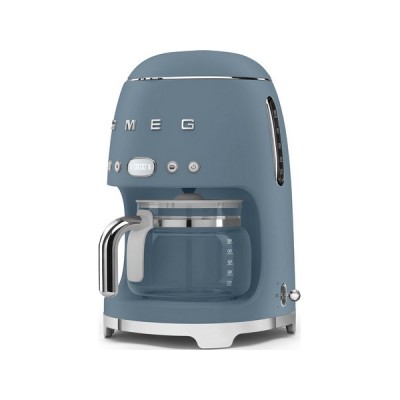 Капельная кофеварка SMEG DCF02SBMEU синий шторм матовый Капельная кофеварка SMEG DCF02SBMEU синий шторм матовый