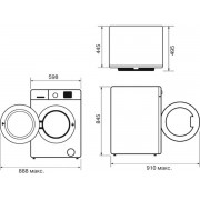 Стиральная машина KRONA RHENE WHITE 1000 6K WM