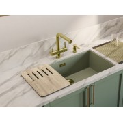 Смеситель Omoikiri Takamatsu-S-LG латунь/светлое золото (4994476)