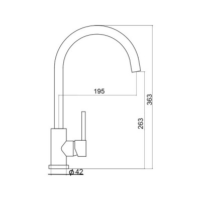 Смеситель Ukinox UM2104 GG Смеситель Ukinox UM2104 GG