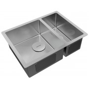 Мойка Paulmark Next 58/2S uni PM225844-BS, брашированная нерж. сталь