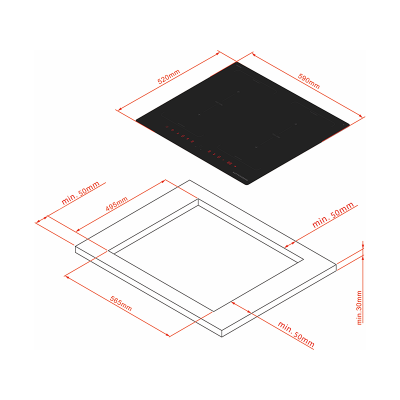 Варочная панель Kuppersberg ICI 628 индукционная Варочная панель Kuppersberg ICI 628 индукционная