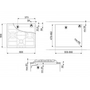 Варочная панель SMEG SER60SGH3 газовая