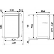 Минибар SMEG FAB5LOR5