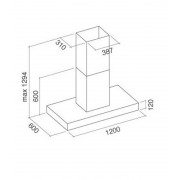 Вытяжка Falmec LINE PRO 120