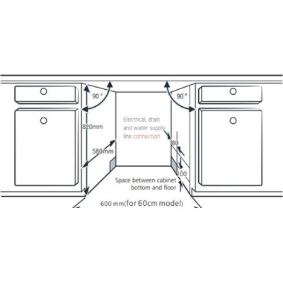 Посудомоечная машина De Dietrich DCJ434DB Посудомоечная машина De Dietrich DCJ434DB