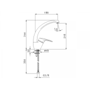 Смеситель Longran Impact G08910 - 10 Onyx