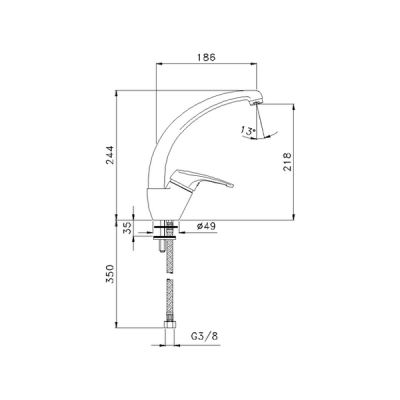 Смеситель Longran Impact G08910 - 10 Onyx Смеситель Longran Impact G08910 - 10 Onyx