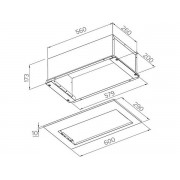 Вытяжка MEFERI INBOX60BK SENSOR COMFORT