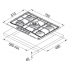 Варочная панель Franke FHTL 755 4G TC OA C (106.0183.106) газовая Варочная панель Franke FHTL 755 4G TC OA C (106.0183.106) газовая
