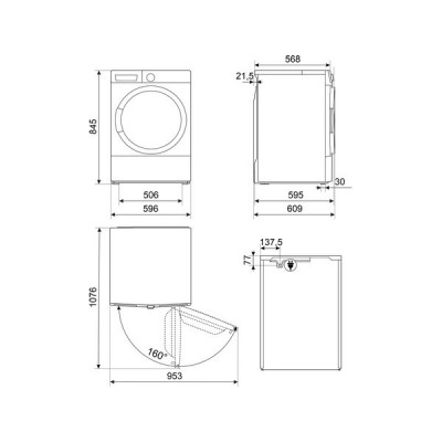 Сушильная машина SMEG DT393RU4 Сушильная машина SMEG DT393RU4