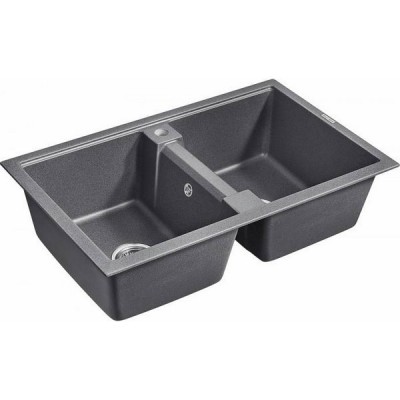 Мойка Paulmark Tandem 80/2 PM238150-DG, графит Мойка Paulmark Tandem 80/2 PM238150-DG, графит