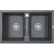 Мойка Paulmark Tandem 80/2 PM238150-DG, графит