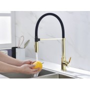 Смеситель Paulmark Halt Ha214021-G, золото