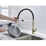 Смеситель Paulmark Halt Ha214021-G, золото