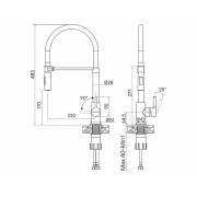 Смеситель Paulmark Halt Ha214021-G, золото