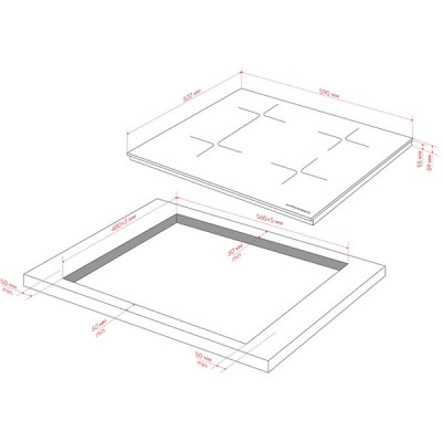 Варочная панель Kuppersberg ICI 619 индукционная Варочная панель Kuppersberg ICI 619 индукционная