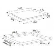 Варочная панель Franke FSM 654 I B BK (108.0606.108) индукционная