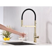 Смеситель Paulmark Tornado To213402-G, золото