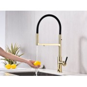 Смеситель Paulmark Tornado To213402-G, золото