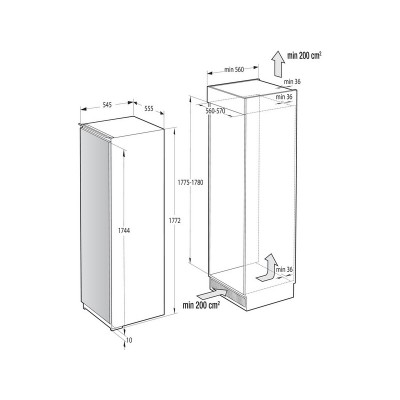 Морозильная камера ASKO FN31842EI встраиваемая Морозильная камера ASKO FN31842EI встраиваемая