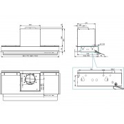 Вытяжка Falmec VIRGOLA TOUCH BLACK 120