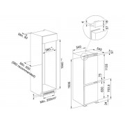 Холодильник Franke FCB 360 V NE D (118.0722.593) встраиваемый