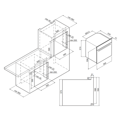 Духовой шкаф GRAUDE BE 60.3 SE Духовой шкаф GRAUDE BE 60.3 SE