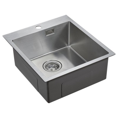 Мойка Paulmark Neckar PM804551-BS, брашированная нерж. сталь Мойка Paulmark Neckar PM804551-BS, брашированная нерж. сталь