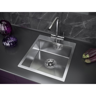 Мойка Paulmark Neckar PM804551-BS, брашированная нерж. сталь Мойка Paulmark Neckar PM804551-BS, брашированная нерж. сталь