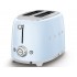 Тостер на 2 ломтика SMEG TSF01PBEU пастельный голубой Тостер на 2 ломтика SMEG TSF01PBEU пастельный голубой